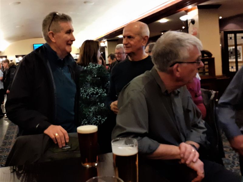 Charlie Thompson Chatting to Steve Holroyd. . . and in the foreground Dave Caddick. 